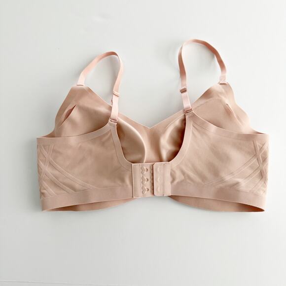[Honeylove] Nude Wireless Silhouette Bra Slimming Smoothing Everyday Sz Medium M - Picture 4 of 10